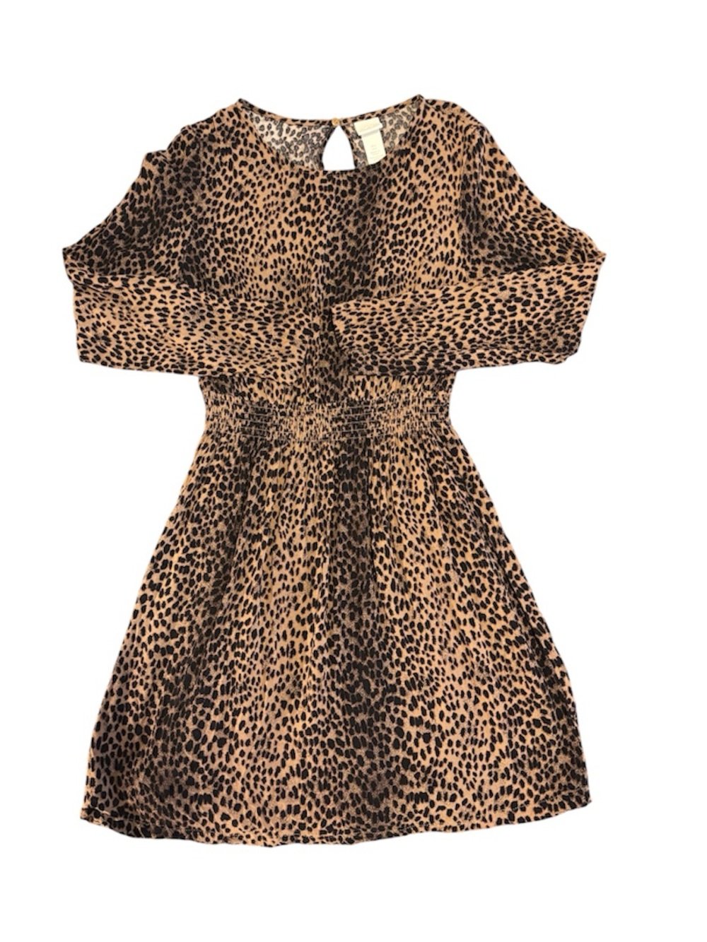 H&M Women’s ' Leopard Print Dress - Tan & Black